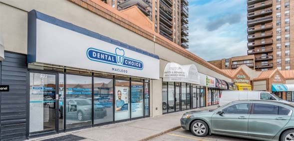 dental clinic macleod calgary entrance